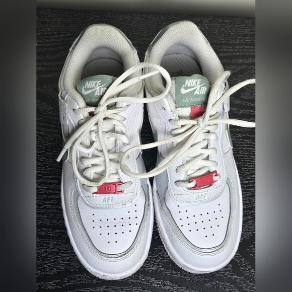 Women's Nike Air Force One Shadow Seafoam, Size 6 - Picture 3 of 5